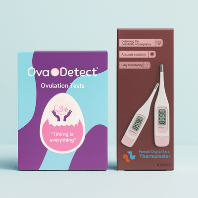 Ovulation Kit - Thermometer & Ovulation Strips