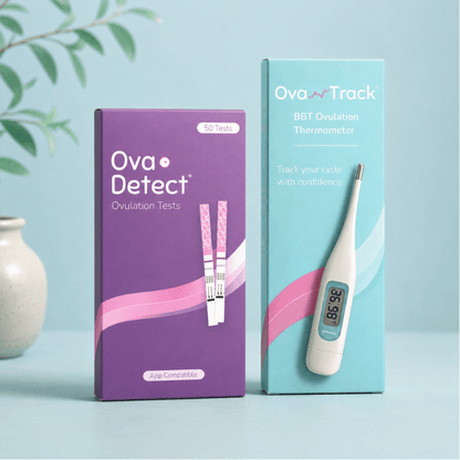 Ovulation Kit - BBT Thermometer & Ovulation Strips