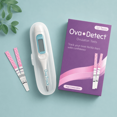 Ovulation Kit - BBT Thermometer & Ovulation Strips