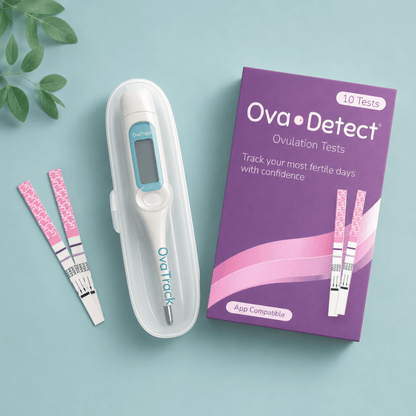 Ovulation Kit - BBT Thermometer & Ovulation Strips